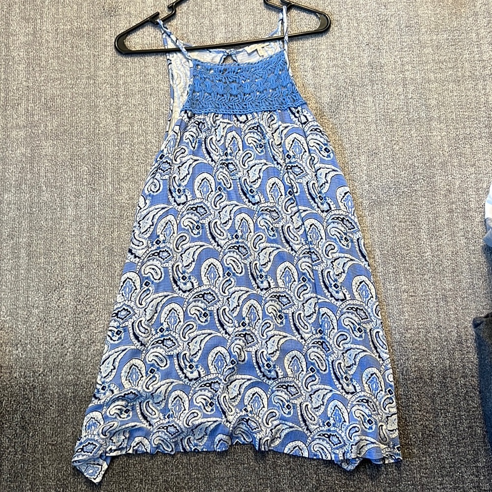 Paisley Red Camel Dress